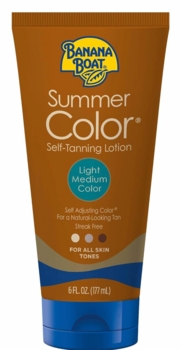 Banana Boat Self-Tanning Lotion Light-Med Color 6oz 6/bx