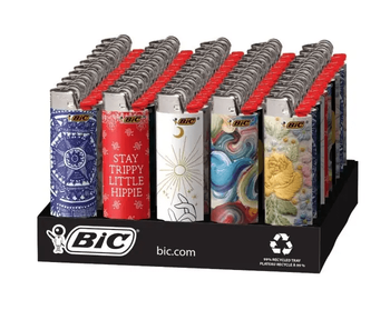 Bic Bohemian Lighter 50/tray