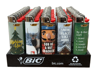 Bic Holiday Lighter 50/tray