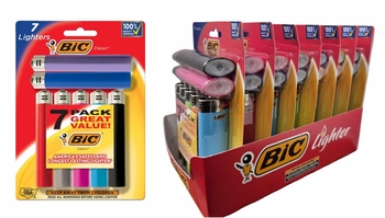 BIC Classic Lighters, 7ct display