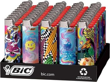 Bic Prismatic Lighter 50/tray