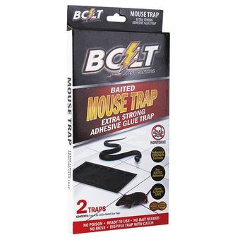 Bolt 2pk Mouse Traps4.3" x 10.4" 6bx