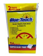 Blue-Touch Mouse & Insect Glue Trap 2pk, 36/display