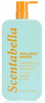 Scentbella Bodywash 16.9oz Mallorca Breeze 12/Display