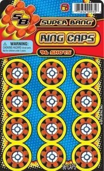 Cap Gun Rings 96ct 12/bx