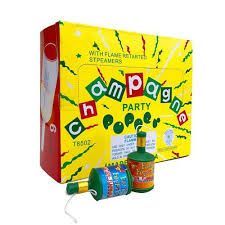 Champagne Poppers 72/bx