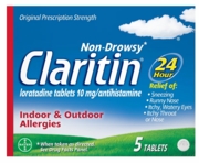 Claritin 5 Tablets 6/bx