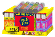 Clipper Tie Dye 48/tray + 5 Free