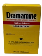 Dramamine Less Drowsy 20-2pk