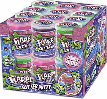 Flarp! Scented Glitter Putty 24/Display