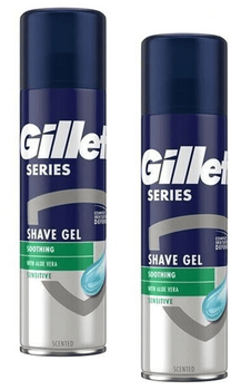 Gillette Aloe Vera Shaving Gel 6/bx