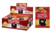 Insulated Air Activated Warmers Body 40 pairs per bx