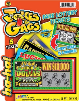 JA-RU Fake Lottery Tickets 6/bx