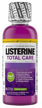 Listerine Total Care Anticavity Mouthwash Fresh Mint - 3oz, 12PK
