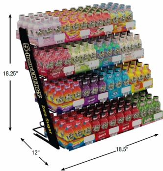 5-Hour Energy 16-Box 4 Tier Combo Rack 192-Bottles
