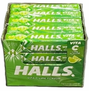 Halls Vitamin-C Lime Cough Drops 20/ct