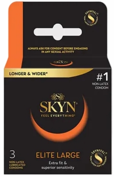 SKYN Elite Large Condoms 3pk 12/bx
