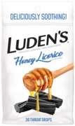 Luden Cough Drops 30ct Honey Licorice 6/bx