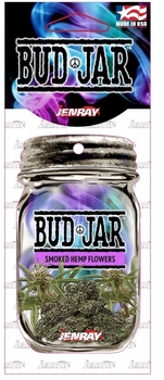 Marijuana Bud Jar Car Air Freshener Smoked Hemp Flowers 12/bx