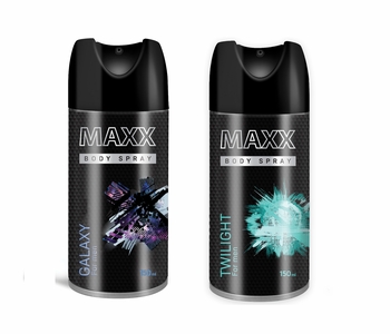 Maxx Men's Body Spray 2 Variants 12/bx