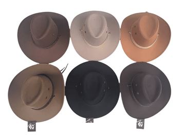 Men Cowboy Hat 6/bx (Assorted Dark Colors)