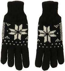 Men Snowflake Gloves 12/bx