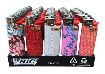 Mini Bic Fashion Lighter 50/tray