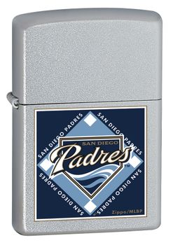 MLB, Padres, Satin Chrome Lighter