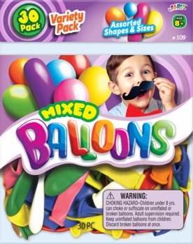 Mixed Ballons 30 Pack Variety 12/Bx