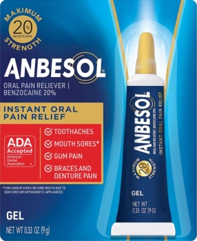 Anbesol Maximum Strength Gel .33oz 6/bx