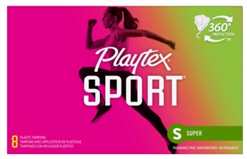 Playtex Tampons Sport Super 8ct, 12/bx