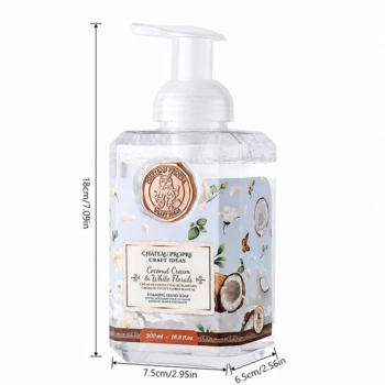 N377 Chateau Propre Foaming Hand Soap 16.9 fl oz Coconut Cream & White Florals 12/display