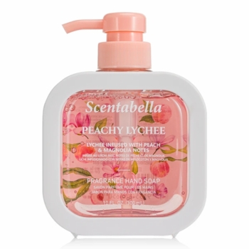Scentabella Hand Soap 10oz/300ml Peachy Lychee 6/box