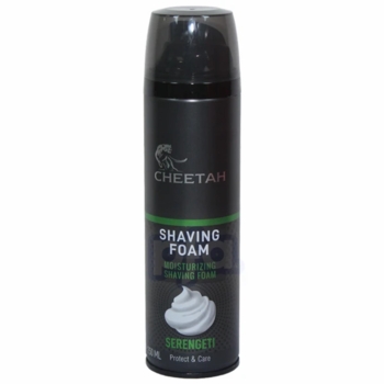 Cheetah Men's Shaving Cream 250mL (8.5oz) Serengeti 12/Display