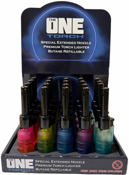 One Torch Extended Gradient Torch Lighters 20/bx