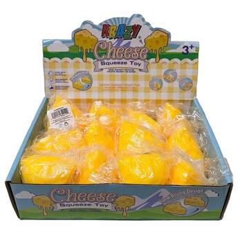 Squishy Cheese Vent Toy 12/bx
