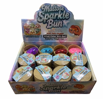 Squishy MINI Glitter Dumpling Toy 24/display