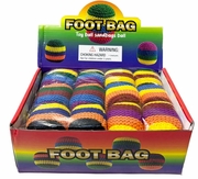 Foot Bag Toy Asst Colors 24/display