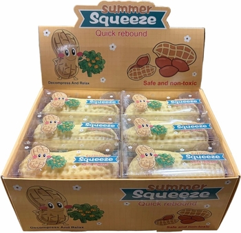 Crunchy Squishy Peanut Vent Toy 12/bx