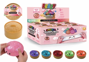 Krazy Glitter Dumpling Squishy Toy 12PK