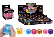 Krazy Squishy Cube Glitter 12/bx