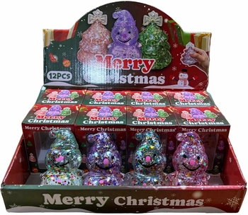 Squishy Holiday Snowman Vent Toy 12/bx