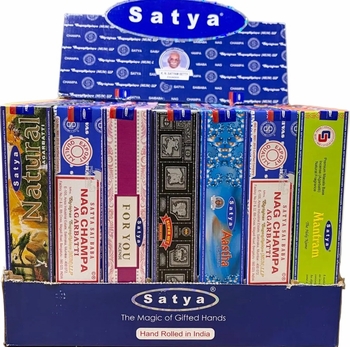 Satya Incense Display 15g 84/packs (Mix 2)
