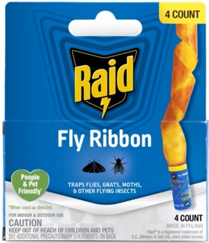 Raid Fly Ribbon 4/Ct 24 Pck