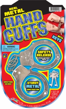 JA-RU Metal Hand Cuffs 6/bx