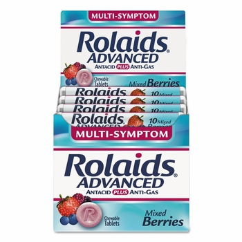 Rolaids Advanced Antacid + Anti-Gas 12/bx