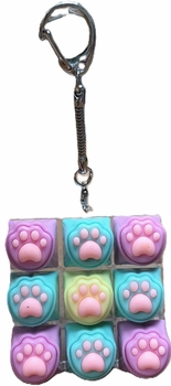 Light Up Cat Paw Keyboard Key Chain (SOLD BY PIECE)