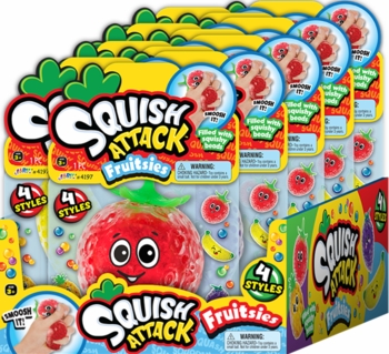 JA-RU Squish Attack Fruitsies 12/Display