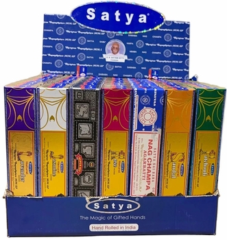 Satya Incense Display 15g 84/packs (Mix 1)