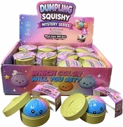 Squishy MINI Multi Color Dumpling Toy 24/display